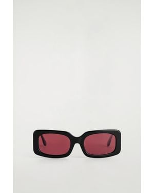 COS Rectangular Sunglasses - White