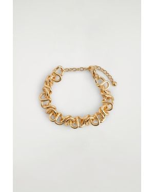 COS Knotted Chain Bracelet - Blue