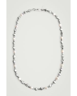 COS Freshwater Pearl Beaded Necklace - White