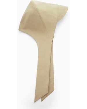 COS Hooded Scarf - Natural