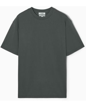 COS Oversized Cotton T-shirt - Grey