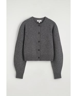 COS Merino Wool Cardigan - Gray