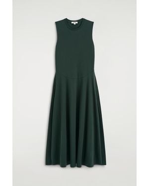 COS Abito Midi Scultoreo - Verde