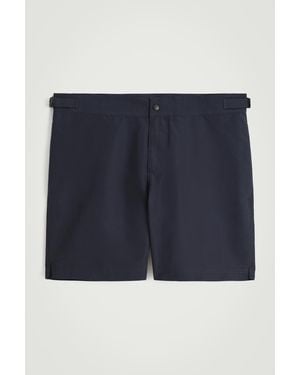 COS Tailored Swim Shorts In Navy - Blue