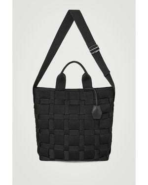 COS Woven Tote Bag - Webbing - Black