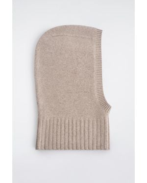 COS Cashmere Balaclava - Natural