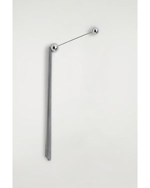 COS Tasseled Brooch - White