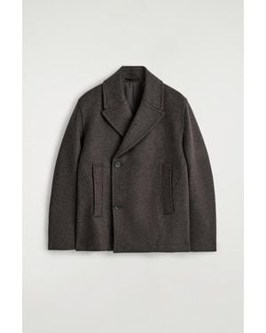 COS Caban Doppiopetto Corto - Nero