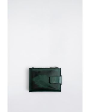 COS Leather Wallet - Green