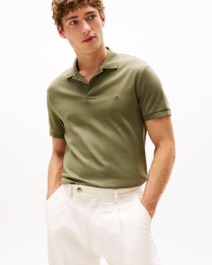 Tommy Hilfiger Liquid Cotton Regular Fit Polo - Green
