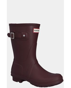 HUNTER Original Short Wellies - Purple
