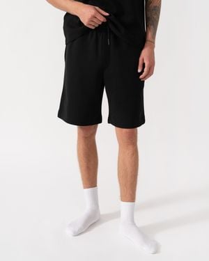 Lacoste Regular Fit Fleece Shorts - Black