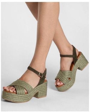 Penelope Chilvers Bella Jute Sandal - White