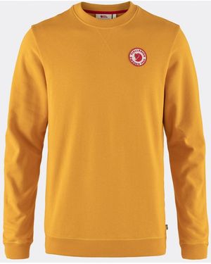Fjallraven 1960 Logo Badge Sweatshirt - Orange