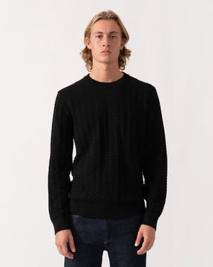 HUGO Simond Crew Neck Jumper - Black