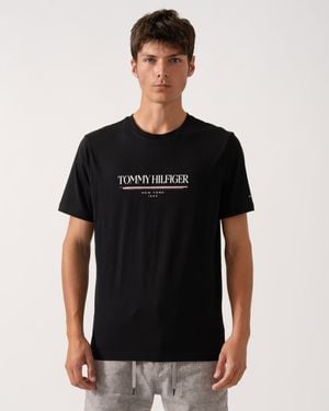 Tommy Hilfiger Brand Love Hilfiger Tee - Black