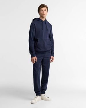 Barbour Pullover Hoodie And Joggers Tracksuit - Blue
