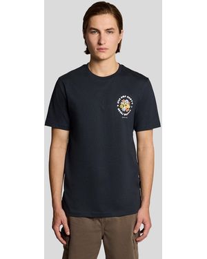 Lyle & Scott Nature Graphic T-Shirt - Blue