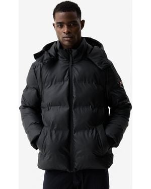 HUNTER Wiley Pu Coated Puffer Jacket - Black