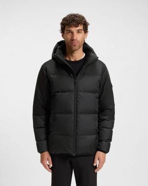 BOSS Boss Block-X Water-Repellent Down Jacket With Detachable Hood - Black
