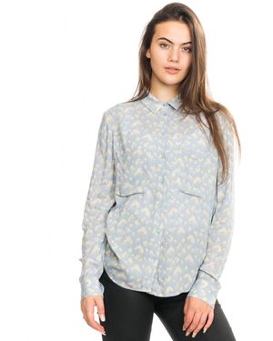 Samsøe & Samsøe Milly Aop Shirt 7201 - Grey