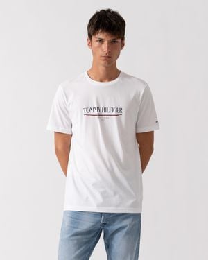 Tommy Hilfiger Brand Love Hilfiger Tee - White