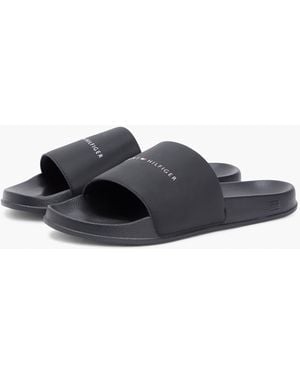 Tommy Hilfiger Core Th Pool Sliders - Black