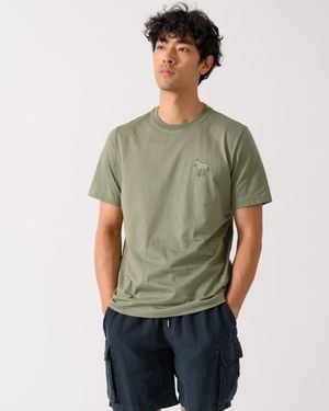 Paul Smith Ps Regular Fit Simple Zebra T-Shirt - Green