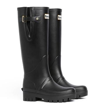 Barbour Leighton Tall Wellies - Black