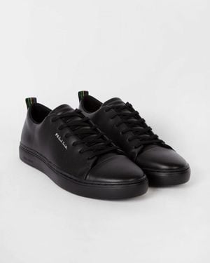 Paul Smith Ps Lee Tonal Leather Trainers - Black