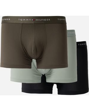 Tommy Hilfiger 3-Pack Dtm Waistband Trunks - Grey