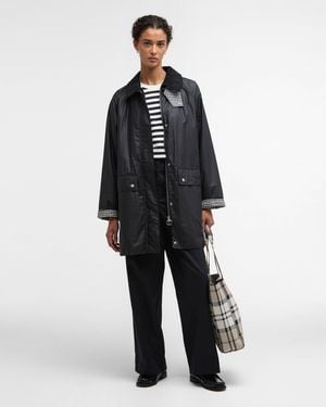 Barbour Wren Wax Jacket - Blue