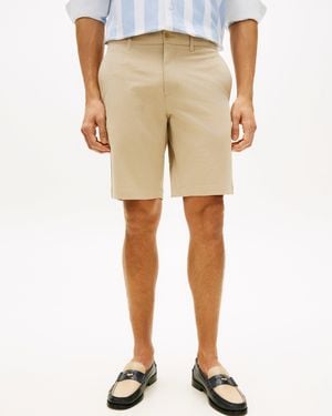 Tommy Hilfiger Denton 9.5 Inch Essential Twill Shorts - Natural