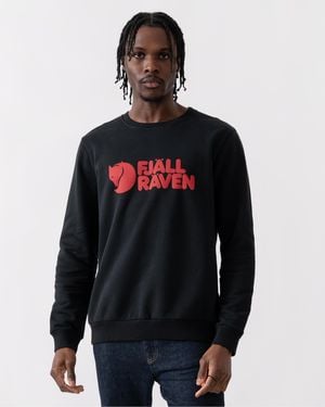 Fjallraven Logo Sweatshirt - Blue