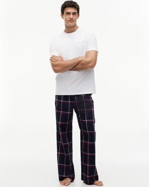 Tommy Hilfiger Woven Print Waistband Pyjama Trousers - White