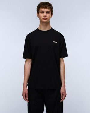 Napapijri Small Box Short Sleeve T-Shirt - Black