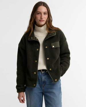 Barbour Mabel Button Up Fleece - Black