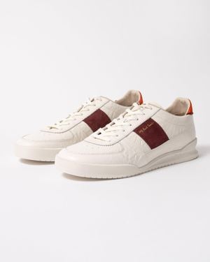 Paul Smith Ps Rye Leather Trainers - Natural