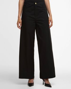 Barbour Alexis Wide Leg Trousers - Black