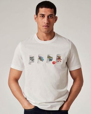Paul Smith Ps Regular Fit Cups T-Shirt - White