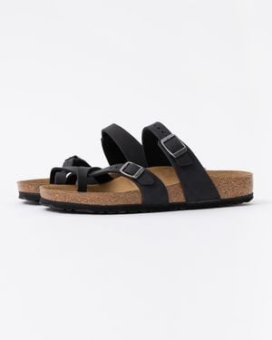 Birkenstock Mayari Oiled Nubuck Sandals - Black