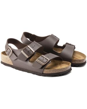 Birkenstock Milano Birko-Flor Sandals - Brown
