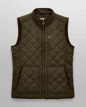 Joules Maynard Quilted Gilet - Green