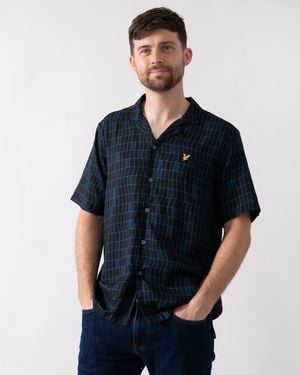 Lyle & Scott Lyle & Scott Pool Print Shirt - Blue