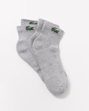 Lacoste 6-Pack Mid-Length Sport Socks - Grey