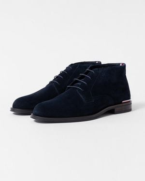 Tommy Hilfiger Core Rwb Hilfiger Suede Boots - Blue