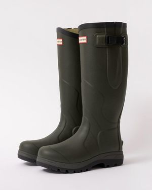 HUNTER Balmoral Classic Side Adjustable Tall Boot - Black
