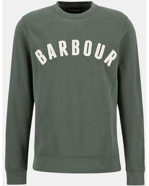 Barbour Prep Logo Crew Sweatshirt - Green