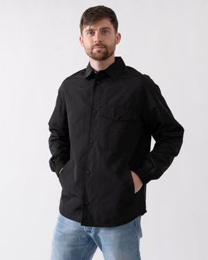 ARMANI EXCHANGE Logo Pocket Overshirt - Black