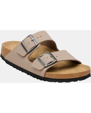 Birkenstock Arizona Birko-Flor Nubuck Sandals - White